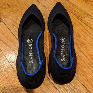 Rothy's Black Points in Size 10